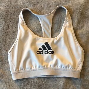 Adidas Women's White Sports Bra
